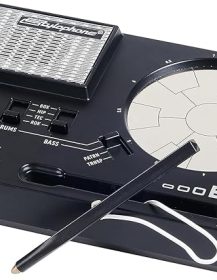 Stylophone Beat - Compact Stylus Drum Machine | 4 Drum Kits & 4 Bass Sounds | Rhythm Machine Beat Maker | Drum Loop Machine
